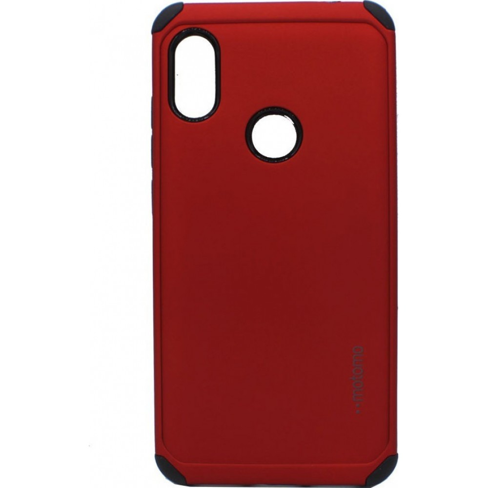 Θήκη Xiaomi Redmi Note 8 / Note 8 2021 Motomo Tough Armor Back Cover Υβριδική κατασκευή  -Red Θήκες Smartphone