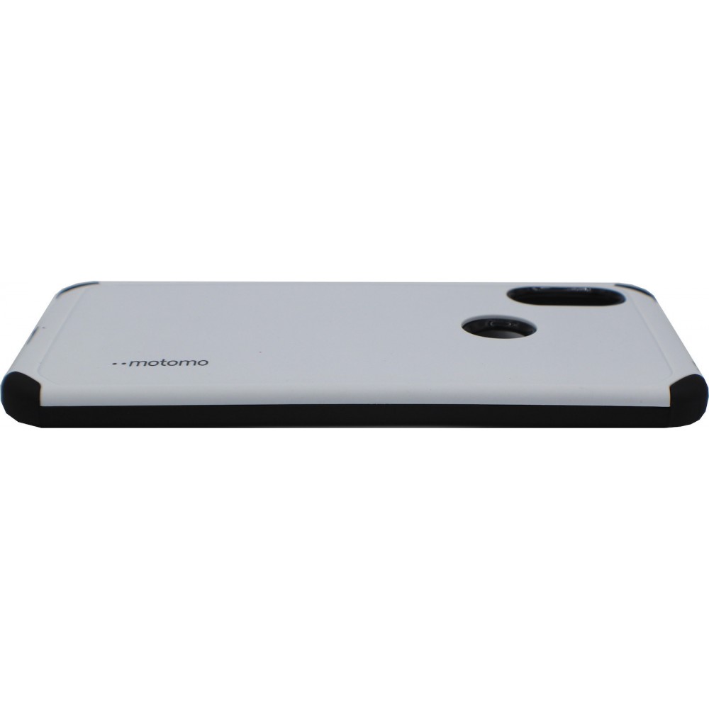 Θήκη Xiaomi Redmi Note 6 Pro Motomo Tough Armor Back Cover Υβριδική κατασκευή  -White  Θήκες Smartphone