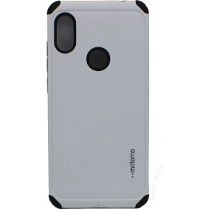 Θήκη Xiaomi Redmi Note 6 Pro Motomo Tough Armor Back Cover Υβριδική κατασκευή  -White  Θήκες Smartphone