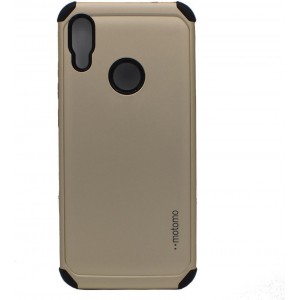 Θήκη Xiaomi Redmi Note 7 / Note 7 Pro Motomo Tough Armor Back Cover Υβριδική κατασκευή  -Gold Θήκες Smartphone