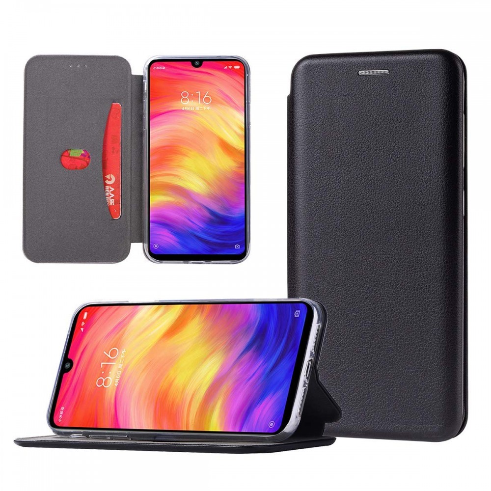 Θήκη Xiaomi Redmi 9T / 9 Power / Note 9 4G / Poco M3 Soft TPU&PU Leather Flip Βιβλίο Smart Magnet Elegance -Μαύρο Θήκες Smartphone