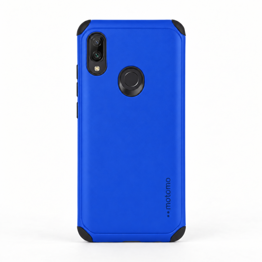 Θήκη Xiaomi Redmi Note 7 / Note 7 Pro Motomo Tough Armor Back Cover Υβριδική κατασκευή  -Μπλε Θήκες Smartphone