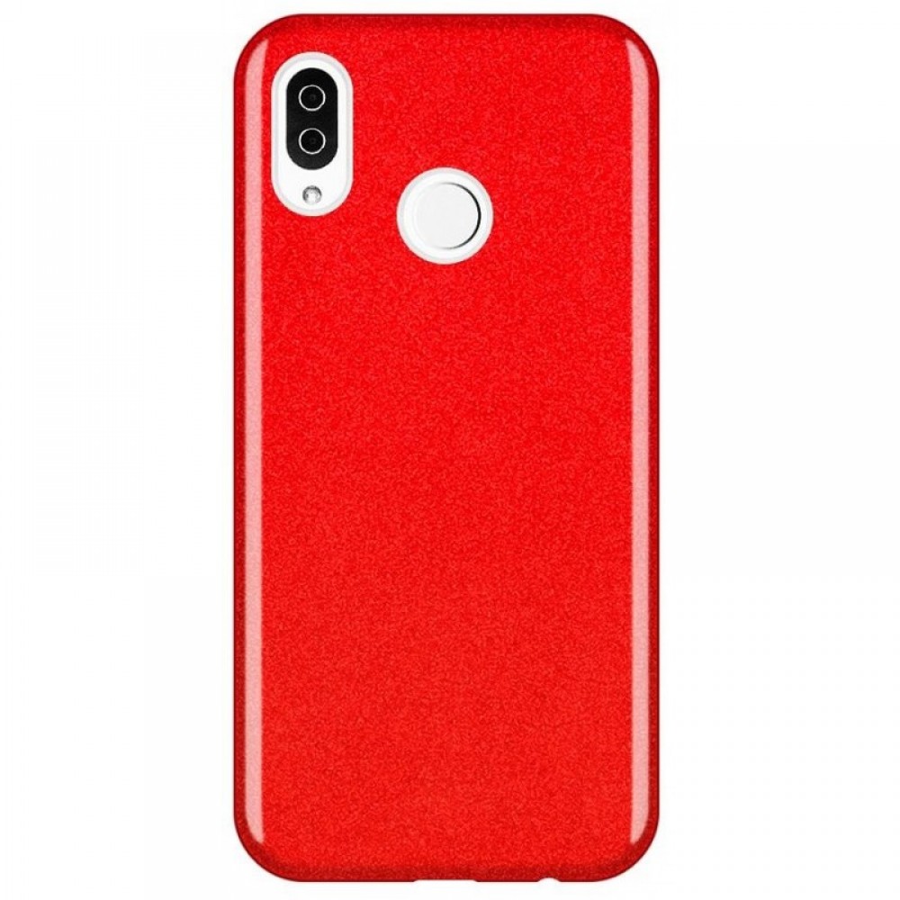 Θήκη Xiaomi Redmi Note 6 Pro Glitter Shine Cover Hard -Κόκκινο Θήκες Smartphone