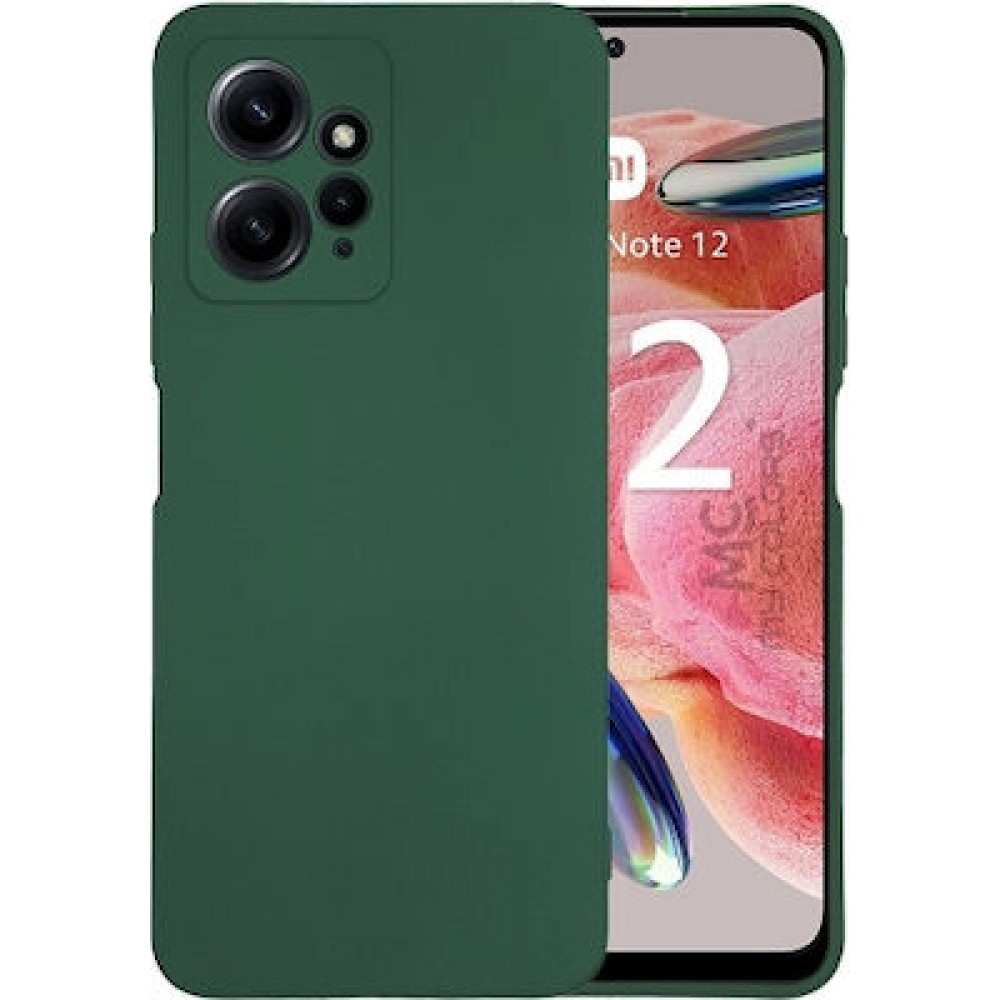 Θήκη Σιλικόνης Για Xiaomi Redmi 12 Soft Case 2.0mm -Green Forest Θήκες Smartphone