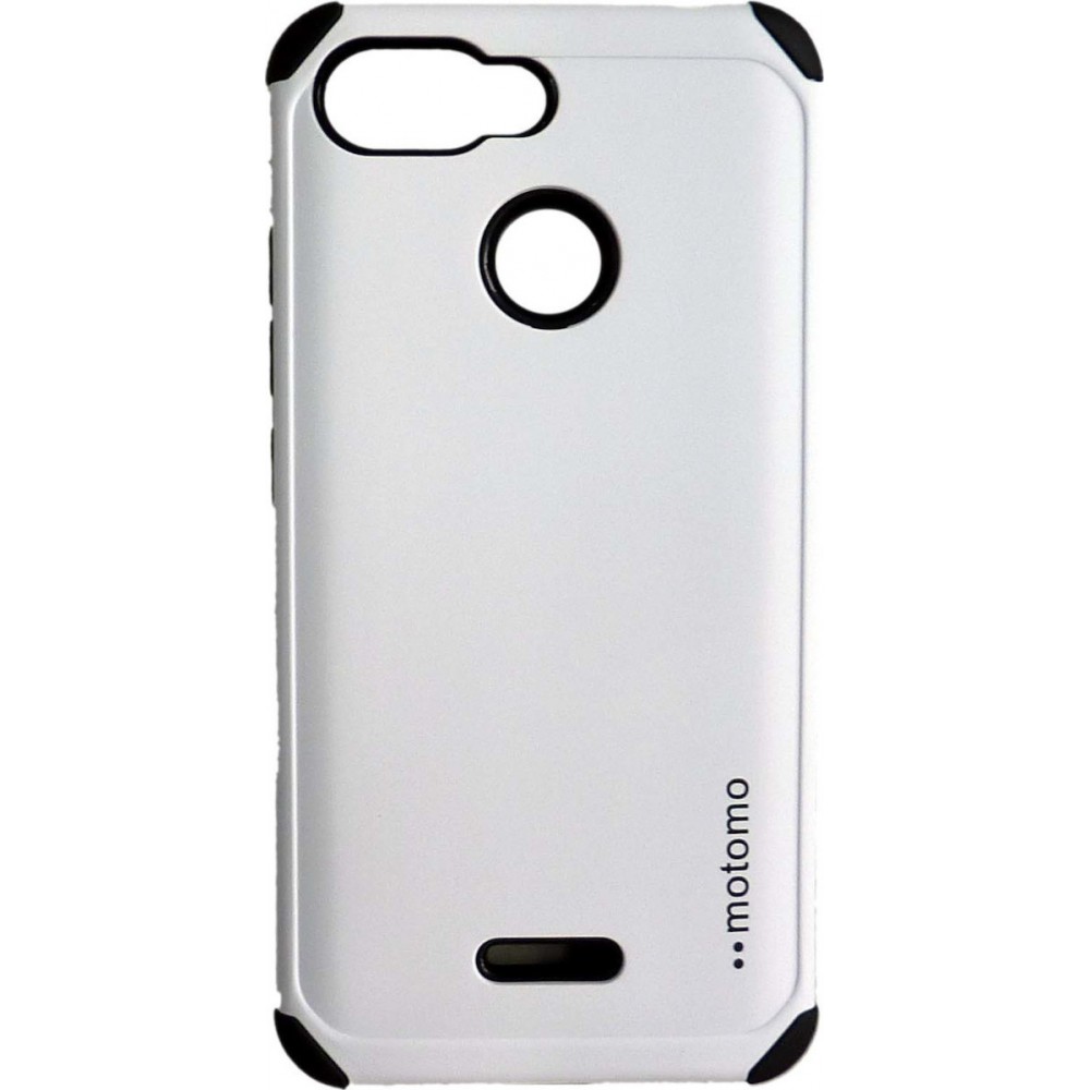Θήκη Huawei P9 Lite Motomo Tough Armor Back Cover Υβριδική κατασκευή  -White  Θήκες Smartphone