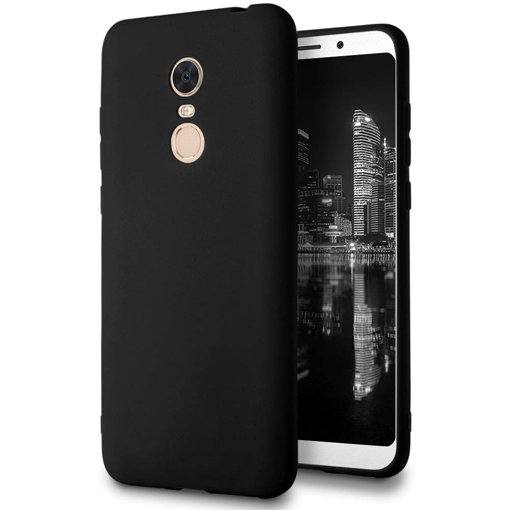 Θήκη Xiaomi Redmi 5 Plus Σιλικόνης Tpu  Soft Flexible -Black Θήκες Smartphone