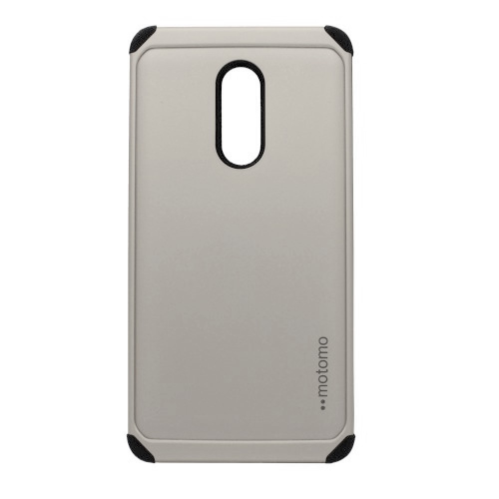 Θήκη Xiaomi Redmi 5 Plus Motomo Tough Armor Back Cover Υβριδική κατασκευή  -Silver Θήκες Smartphone