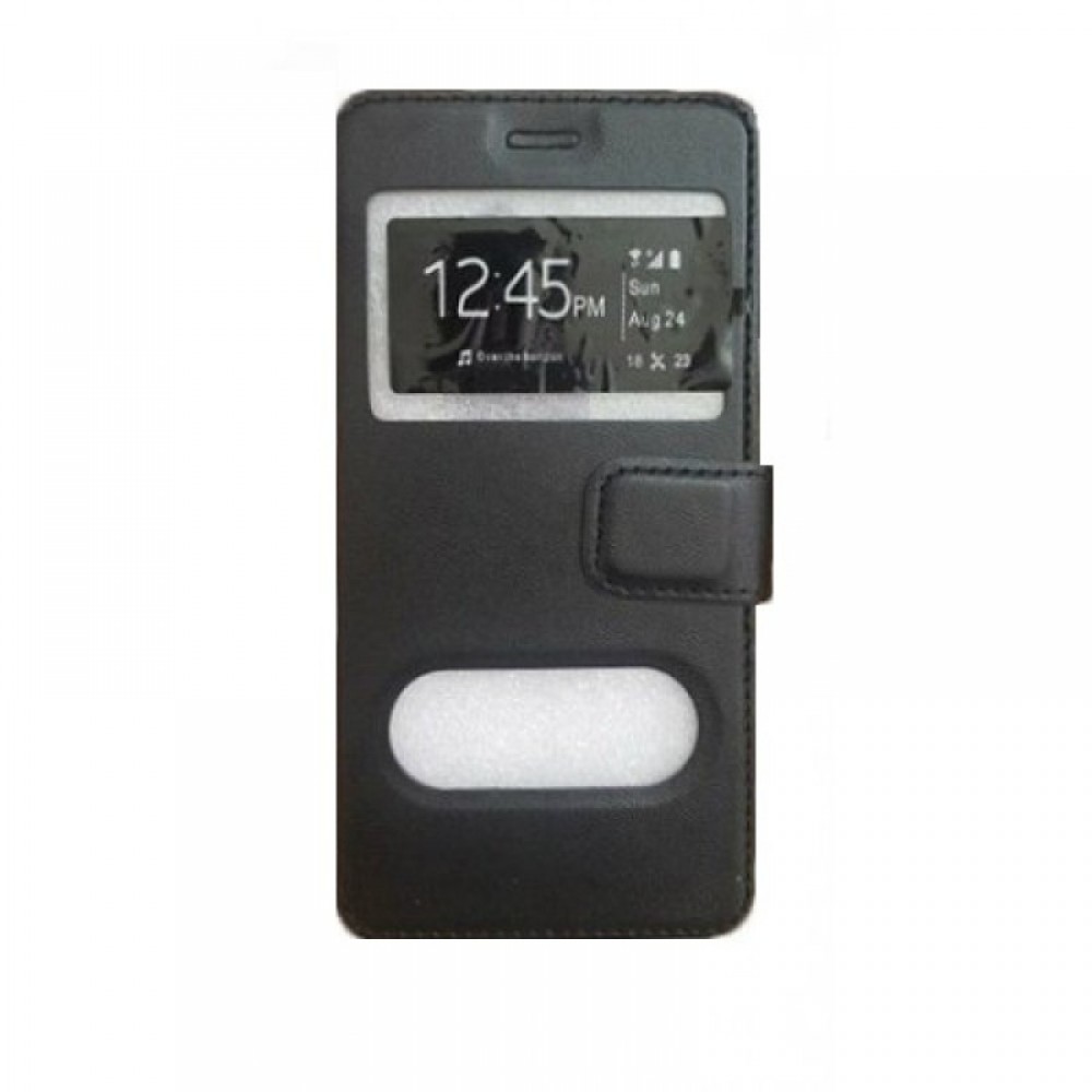 Θήκη Xiaomi Redmi 7 Book με Παράθυρα Με Πλάγιο Κούμπωμα -Black Θήκες Smartphone