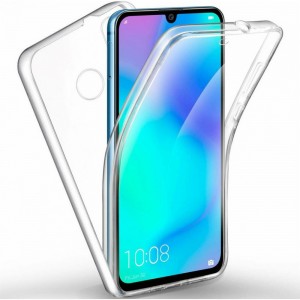 Samsung Galaxy A21s Θήκη 360 protection front and back full body- Διάφανη / Τιρκουάζ Θήκες Smartphone