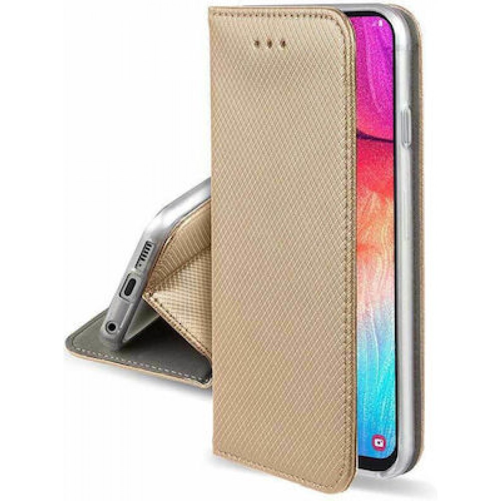 Θήκη Πορτοφόλι Book Case Για Xiaomi Redmi Note 12 4G με Stand –Χρυσό Θήκες Smartphone